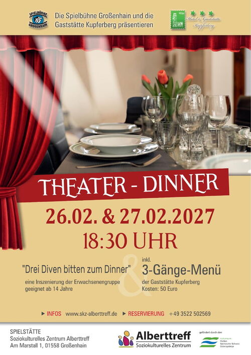 "Drei Diven bitten zum Dinner!"